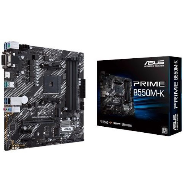 материнська плата sAM4 4DDR4/VGA/DVI/HDMI/3*PCIe/2xM.2 ASUS PRIME B550M-K