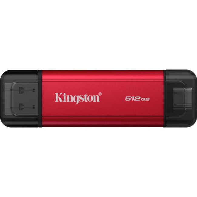 SSD накопичувач зовнішній 512GB Dual USB-A/C Portable SSD, Up to 1050MB/s USB 3.2 Gen 2 KINGSTON SPSD/512GB