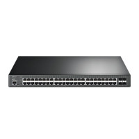 JetStream 48-портовий гігабітний керований комутатор з 48 портами PoE+ та 4 портами 10GE SFP+ L2 TP- TP-LINK SG3452XP