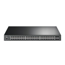 JetStream 48-портовий гігабітний керований комутатор з 48 портами PoE+ та 4 портами 10GE SFP+ L2 TP- TP-LINK SG3452XP