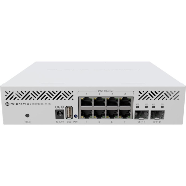 Комутатор Mikrotik CRS310-8G+2S+IN MIKROTIK CRS310-8G+2S+IN