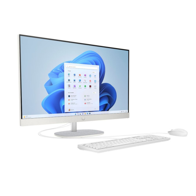 моноблок 27FI/U5-125U/16GB DDR5/512/UMA/DOS/FHD Cam/WK/WM/Shell White HP All-in-One 27-cr1006ua PC (D3SB5EA)