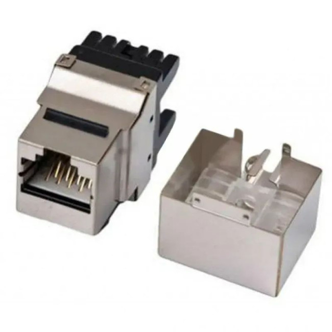 Модуль Keystone RJ45 Slim, STP, Cat. 5e, Dual IDС , тип 180 KINGDA KD-KJ2063SHC5E