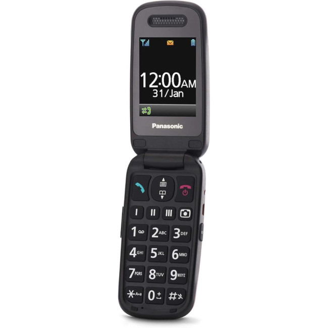 Мобільний телефон сірий PANASONIC KX-TU446EXG