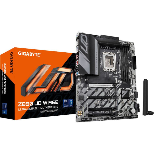 Mатеринська плата s1851 Intel Z890 DP/USB4-C  3xM.2 2.5GbE LAN ATX GIGABYTE Z890 UD WIFI6E