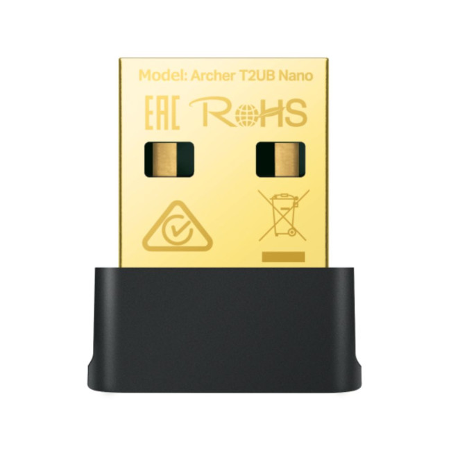 Бездротовий мережевий USB-адаптер + Bluetooth 4.2 TP-Link , Archer T2UB Nano TP-LINK Archer T2UB Nano