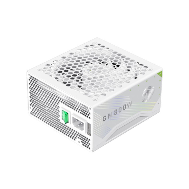 Блок живлення ATX 800W, 80+ Bronze, 140mm Ultra Silent Fan OVP / UVP/ SIP / OCP/ OLP/ OPP/ SCP GAMEMAX GM 800B WH Fully-modular New