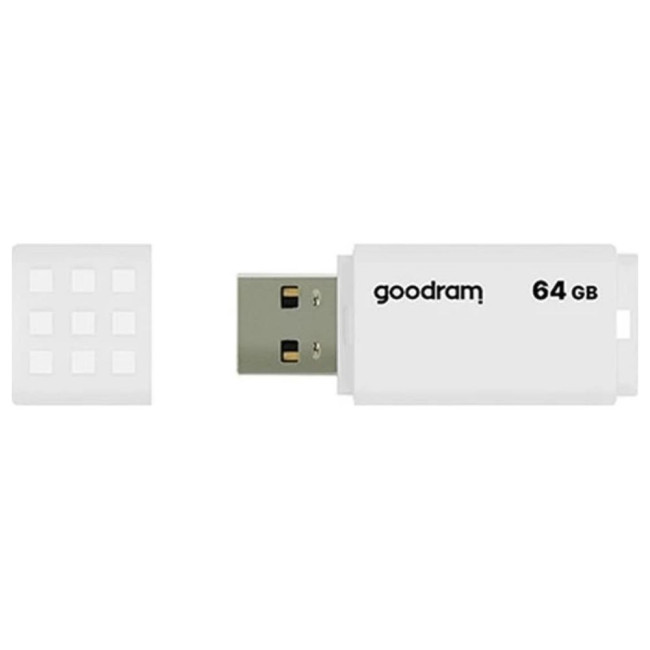 Флeш пам'ять 64GB UME2 WHITE 20R/5W USB 2.0 GOODRAM UME2-0640W0R11