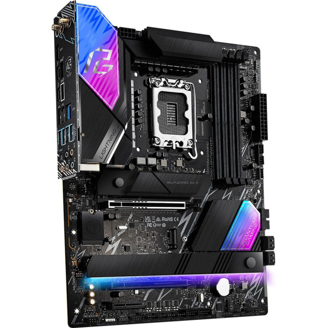 Mатеринська плата s1851 Intel Z890 4xDDR5 HDMI/2xTB4 4xM.2 2.5GbE LAN ATX ASROCK Z890 LIGHTNING WIFI