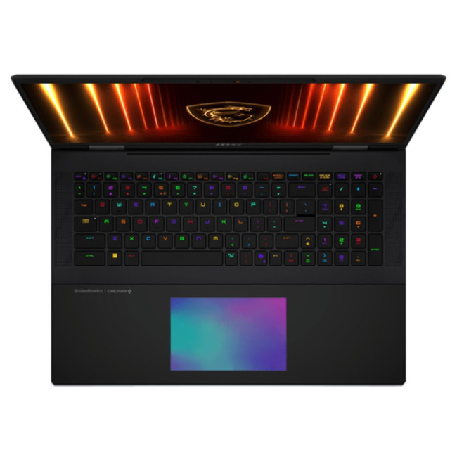 ноутбук 18_4KI/U9-285HX/64/4TB SSD/RTX 5090 24GB/W11P/BL/Core Black/Flash 256GB+Mouse+Keychain MSI Titan 18 HX AI A2XWJG-634UA (9S7-182421-634)