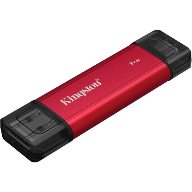 SSD накопичувач зовнішній 1TB Dual USB-A/C Portable SSD, Up to 1050MB/s USB 3.2 Gen 2 KINGSTON SPSD/1TB