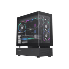 Корпус Midi ATX без блока живлення,ATX,M-ATX,ITX,Support BTF,Tempered Glass,Mesh,USB GAMEMAX N80 BK