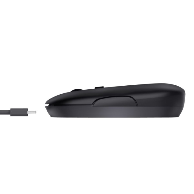 Миша бездротова Puck Rechargeable Wireless Ultra-Thin Mouse Black 1600 dpi TRUST Puck Mouse black (24059)