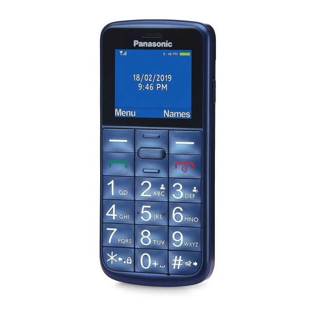 Мобільний телефон блакитний PANASONIC KX-TU110EXC