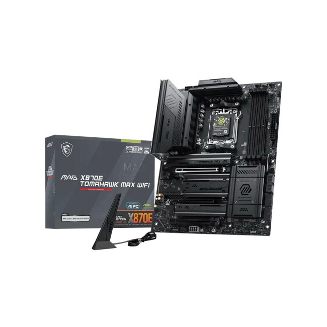 материнська плата sAM5/4DDR5/HDMI/2USB4/4PCIe/4M.2 /4SATA/LAN5Gb  MAG X870E TOMAHAWK MAX WIFI
