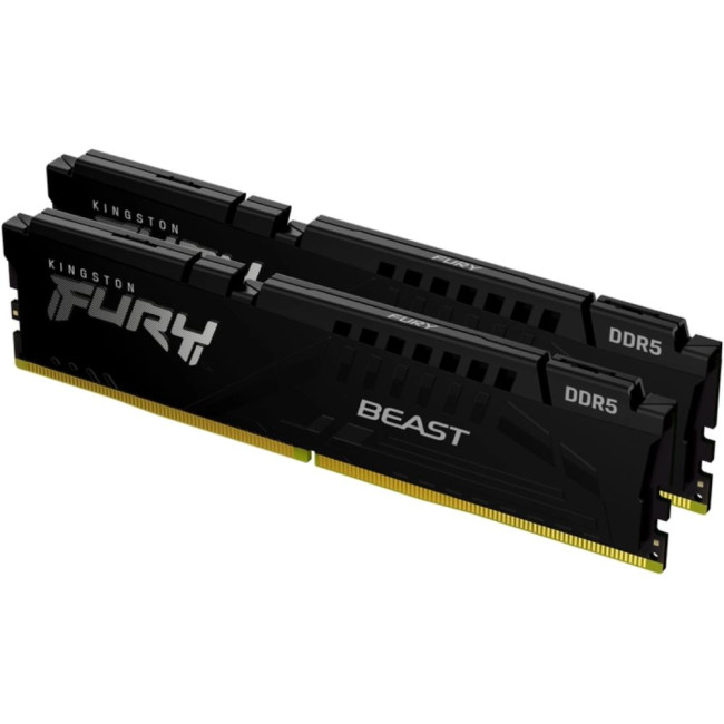 модуль пам'яті 64GB DDR5 5600MHz FURY Beast Black EXPO  (2x32) KINGSTON KF556C36BBEK2-64
