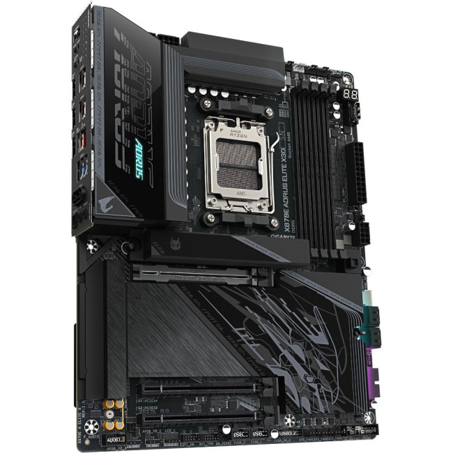 Mатеринська плата sAM5 AMD X870E 2xHDMI/2xUSB4 Type-C 4xM.2 5GbE LAN ATX GIGABYTE X870E AORUS ELITE X3D