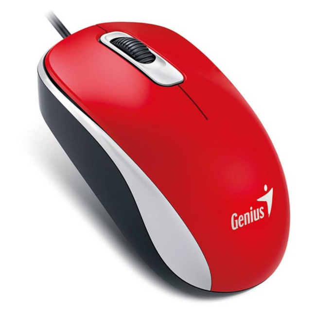 миша дротова USB Red 1000 dpi GENIUS DX-110 (31010116104)