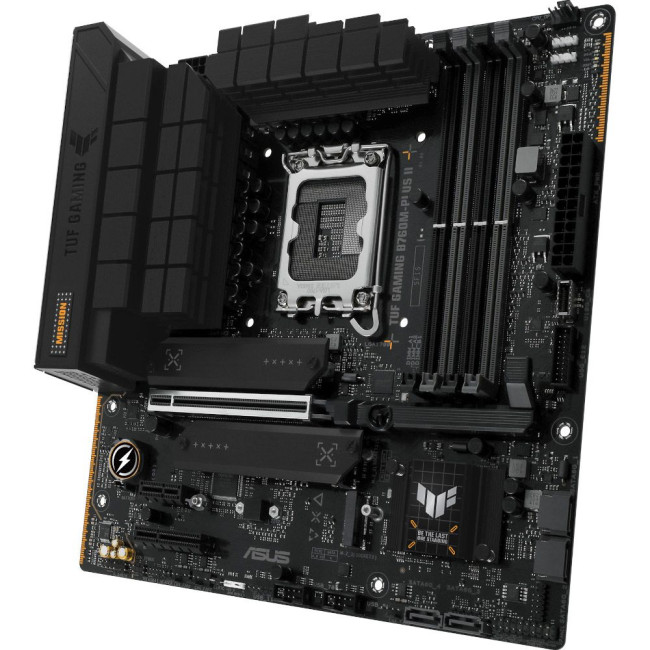 материнська плата s1700/4DDR5/HDMI/DP/3PCIe/4SATA/3M.2/LAN2.5Gb ASUS TUF GAMING B760M-PLUS II