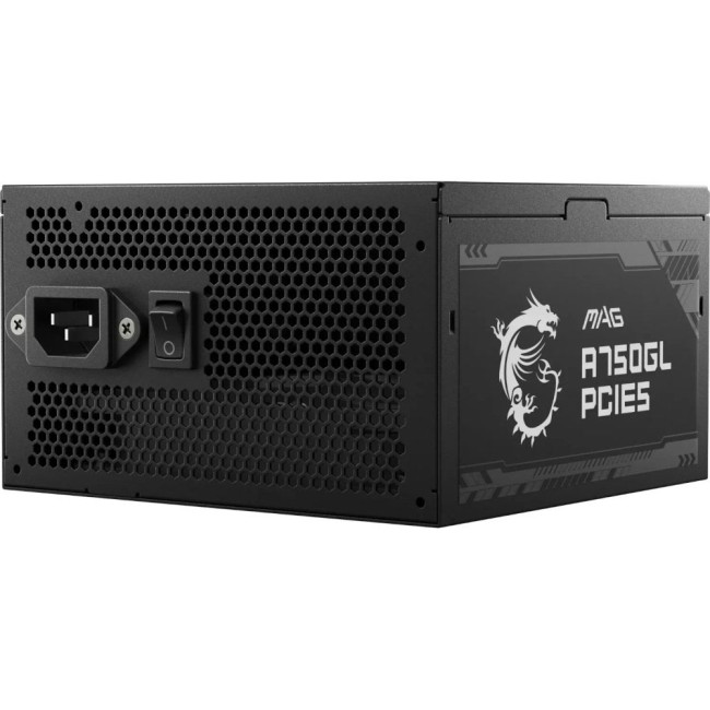 Блок живлення MSI ATX 750W MAG A750GL PCIE5, EU, 750W, Fully-Modular, 80 Plus Gold, Color Box MSI MAG A750GL PCIE5