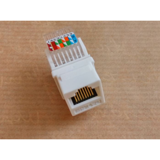 Модуль Keystone RJ45 Slim UTP, Cat.6, безінструментальний KINGDA KD-KJ2047UC6