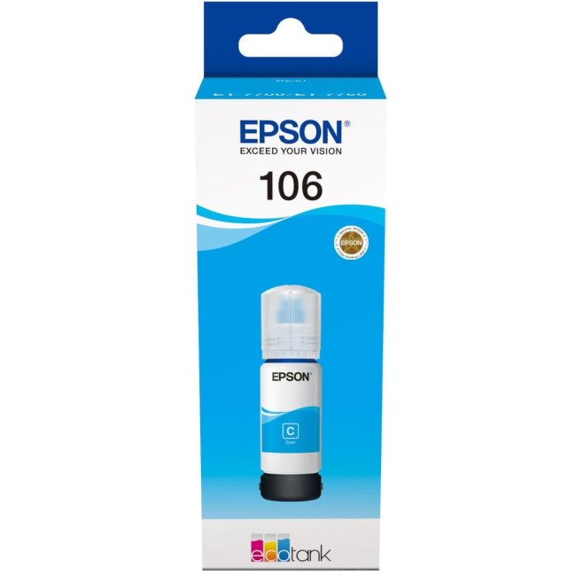 Чорнила сині для L7160/L7180 EPSON L7160/L7180 Cyan (C13T00R240)