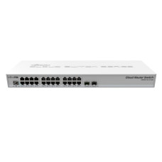 Комутатор Cloud Router Switch 326-24G-2S+RM with RouterOS L5, 1U rackmount enclosure MIKROTIK CRS326-24G-2S+RM