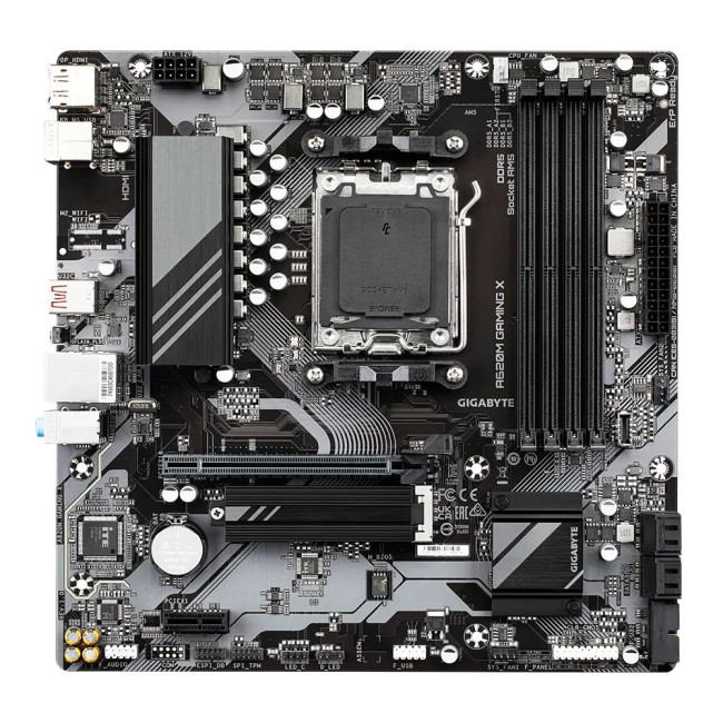 Mатеринська плата sAM5 AMD A620 DP/HDMI 1xM.2  GbE LAN mATX GIGABYTE A620M GAMING X