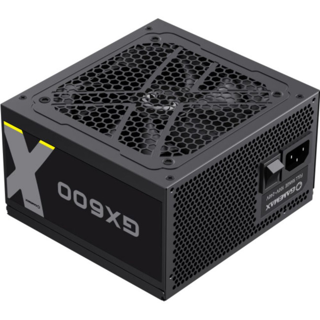 Блок живлення 600W, 80 Gold ,  Smart fan 120mm  OVP / UVP/ SIP / OCP/ OLP/ OPP/ SCP GAMEMAX GX-600