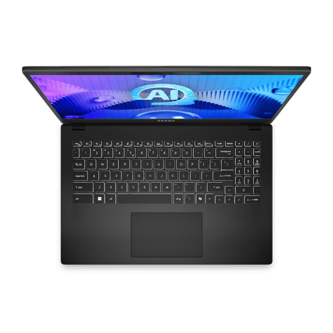 ноутбук 15.6FI/U7-155H/16/512/Intel Arc/W11/BL/Classic Black MSI Modern 15 H AI C1MG-099UA (9S7-15H551-099)