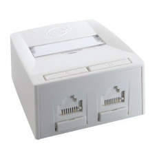 Настінний блок Synergy 2P DG+C5E, UTP, білий MOLEX SSY-00010-02