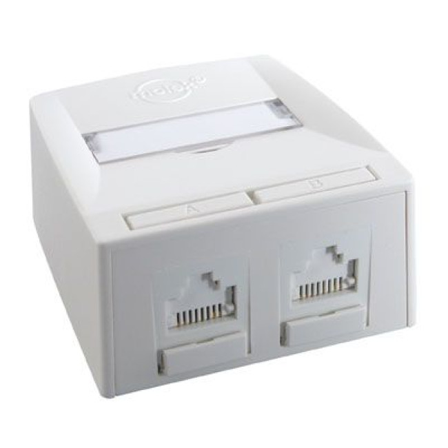 Настінний блок Synergy 2P DG+C5E, UTP, білий MOLEX SSY-00010-02