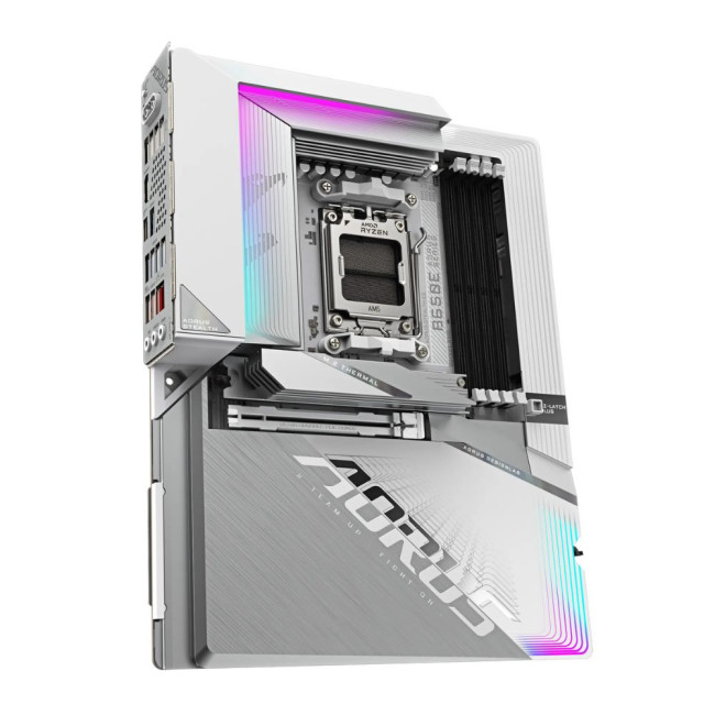 Mатеринська плата sAM5 AMD B650 DP(USB-C)/2xHDMI 3xM.2  2.5GbE LAN ATX GIGABYTE B650E AORUS STEALTH ICE