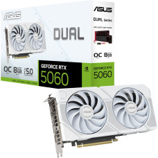 Відеокарта ASUS NVIDIA DUAL-RTX5060-O8G-WHITE ASUS DUAL-RTX5060-O8G-WHITE