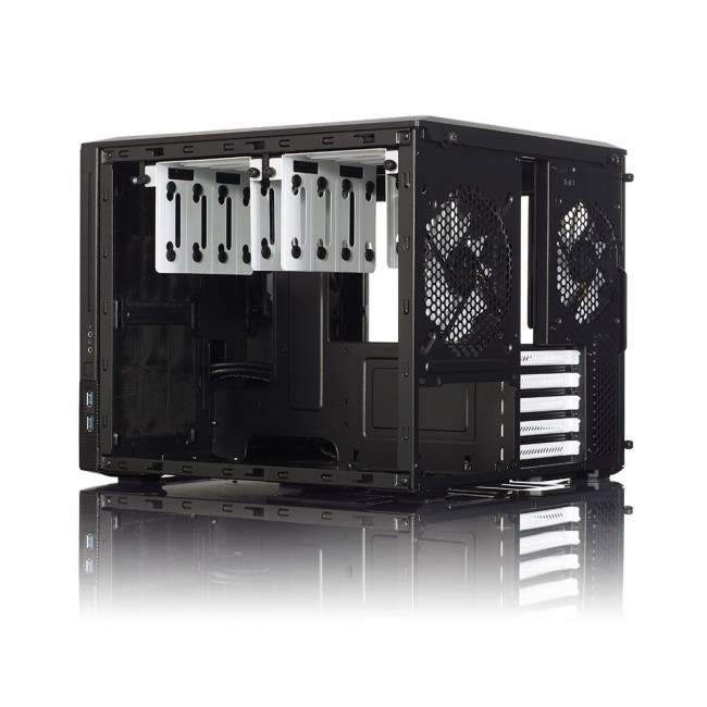 Корпус micro ATX без БЖ, чорний, скло Node 804 case Window FRACTAL DESIGN Node 804 case Window (FD-CA-NODE-804-BL-W)