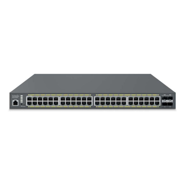 Комутатор 48xGbE + 4x10Gb SFP+ L2+ 740W Cloud ENGENIUS ECS1552FP (1402A0109328)
