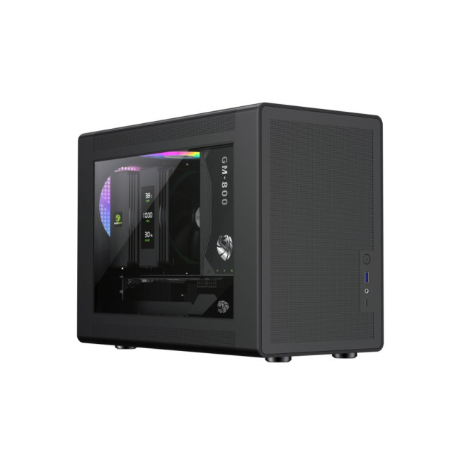 Корпус Mini Tower без блока живлення U-ATX(244*185mm),  FLEX-ATX(229*191mm)、ITX(170*170mm), 1*usb 3. GAMEMAX Spark Air BK
