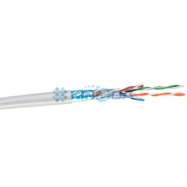 Кабель FTP кат.5е, PVC, 4 пари, CCA, 24AWG, 305м,сірий KINGDA KDFT8004-CCA