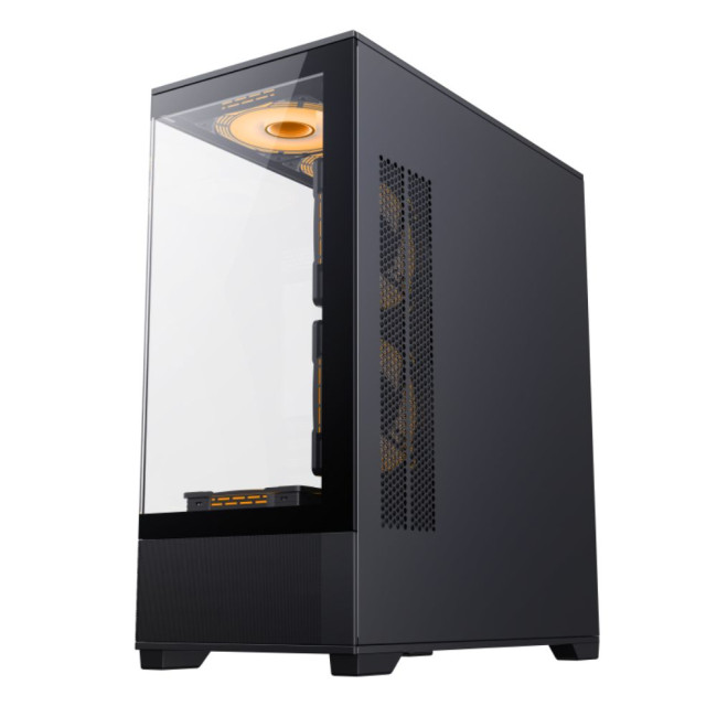 Корпус комп'ютерний Midi ATX без блока живлення, E-ATX, ATX, M-ATX, ITX, Tempered Glass, Mesh GAMEMAX Vista AB