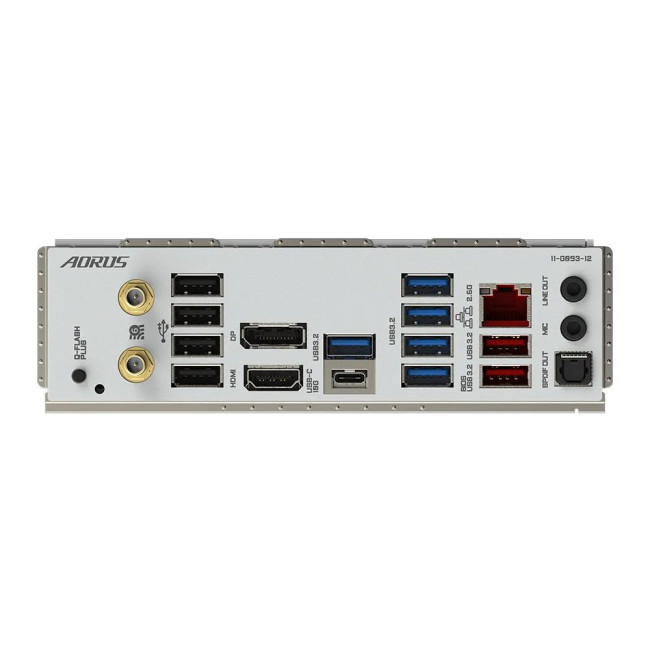Mатеринська плата sAM5 AMD B650 DP/HDMI 2xM.2  2.5GbE LAN mATX GIGABYTE B650M AORUS ELITE AX ICE