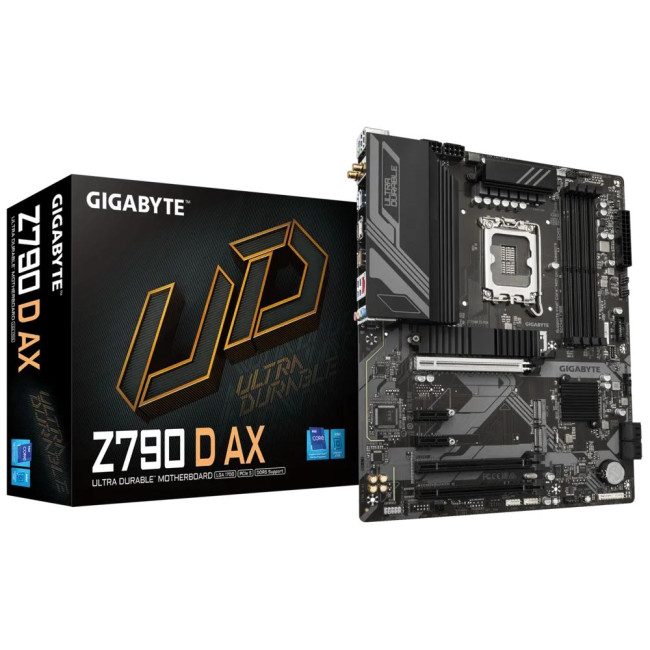 Mатеринська плата s1700 Intel Z790 HDMI/DP 3xM.2 2.5GbE LAN ATX GIGABYTE Z790 D AX