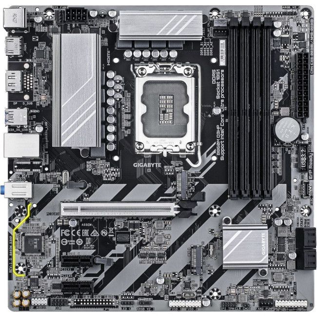 Mатеринська плата s1851 Intel B860 DP/HDMI  2xM.2 GbE LAN mATX GIGABYTE B860M D3HP