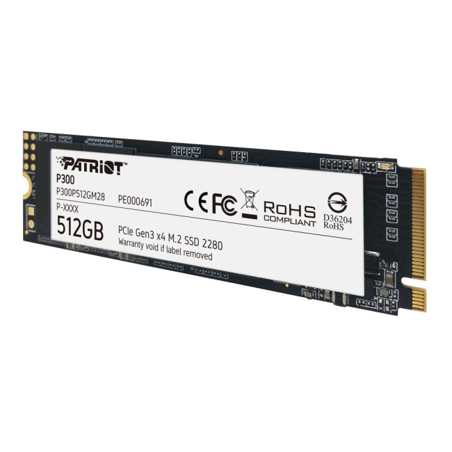 накопичувач M.2 512GB P300, NVMe 2280 PATRIOT P300P512GM28