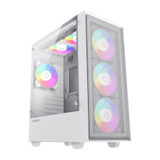 Корпус Micro ATX без блока живлення, закалене скло GAMEMAX Storm White