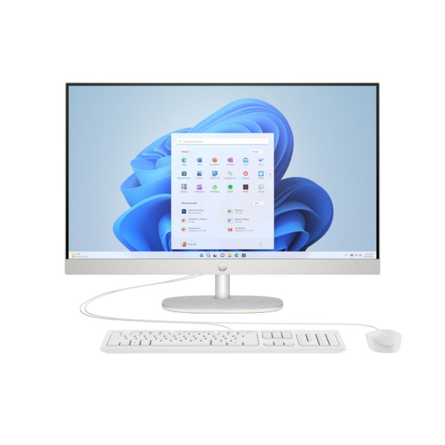 моноблок 27FI/U7-155U/16GB DDR5/512/UMA/DOS/FHD Cam/WK/WM/Shell White HP All-in-One 27-cr1004ua PC (A45E3EA)