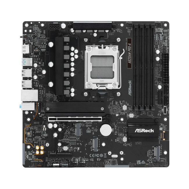 Mатеринська плата sAM5 AMD A620A HDMI 3xM.2 4xDDR5 2.5GbE LAN mATX ASROCK A620AM PRO-A