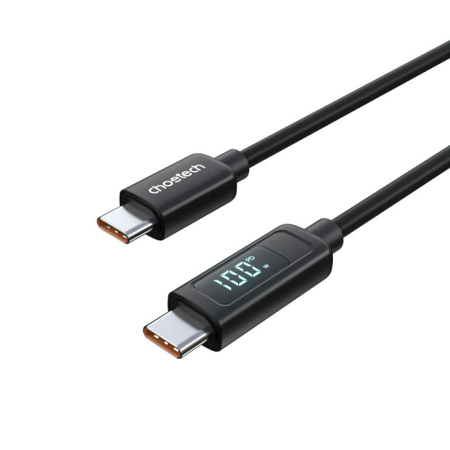 Силіконовий кабель PD100 Вт USB-C до USB-C для цифрового дисплея 1,8 м CHOETECH PD100W USB-C to USB-C 1.8m (XCC-1063)
