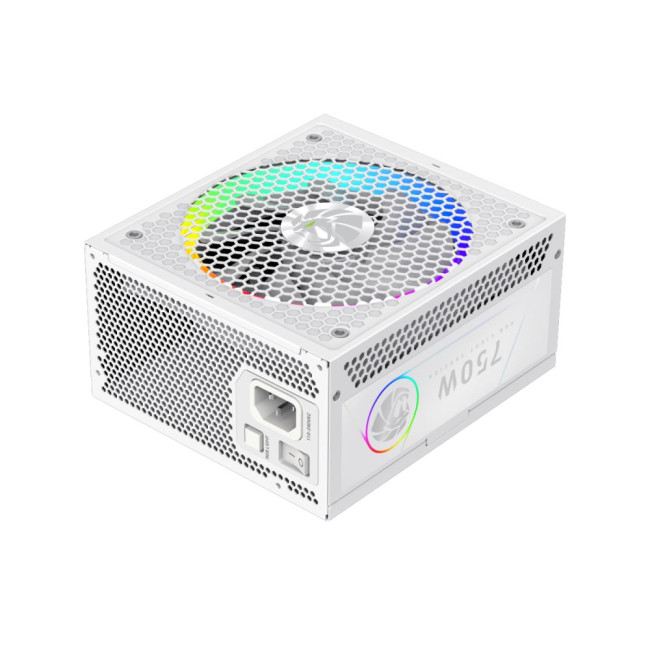 Блок живлення ATX 3.1 & PCIe5.1_ 750W, 80+ Gold,RGB Smart  fan 140mm,fully modular ,Japanese 105°C a GAMEMAX RGB PRO 750G WH