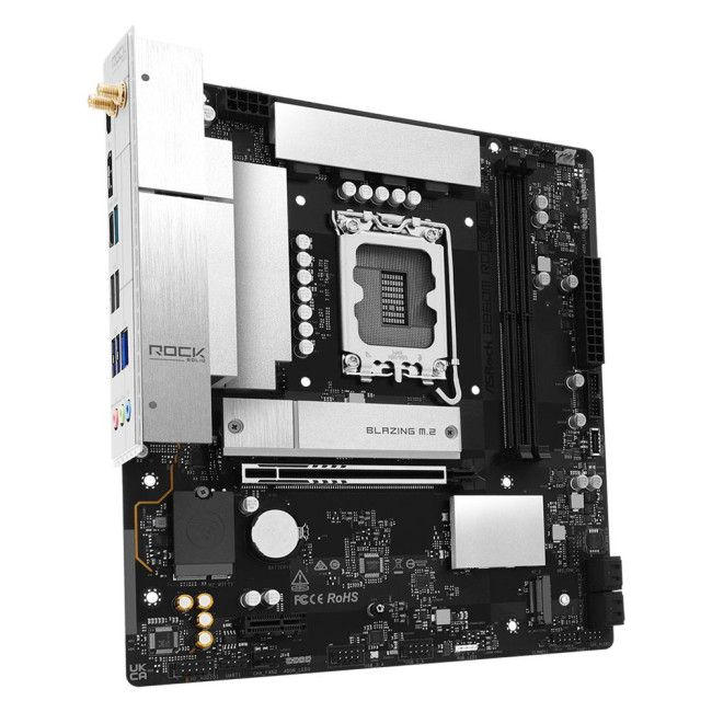 Mатеринська плата s1851 Intel B860 2xDDR5 DP/HDMI 2xM.2 2.5GbE LAN mATX ASROCK B860M ROCK WIFI