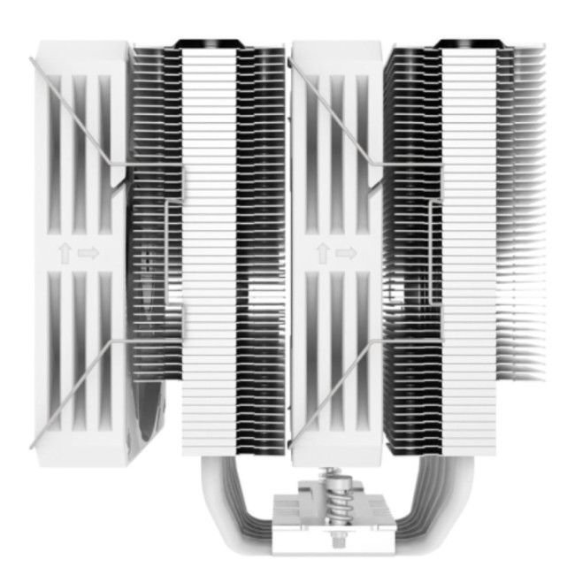 процесорний кулер  Intel LGA1700/115X/1200/1851  AMD  AM5/AM4 GAMEMAX Twin 600 White